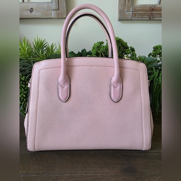 Kate Spade Mini Knott Leather Satchel/Crossbody In Mochi Pink - Picture 8 of 11